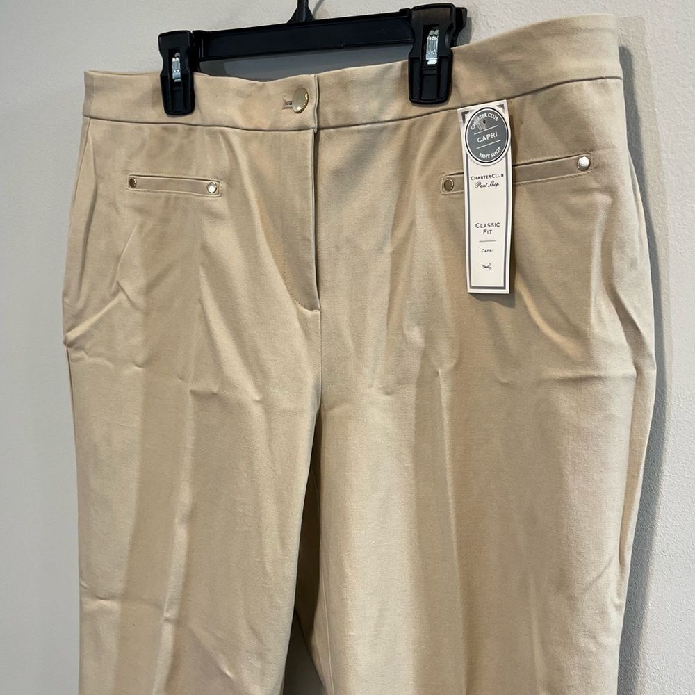 Classic Fit Tummy Slimming Capri - Picture 4 of 12